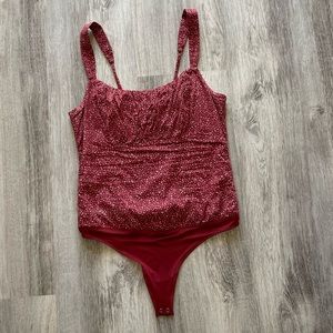 Abercrombie Red Body Suit Size Medium